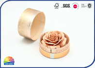 Flower Paper Gift Packaging Tube Custom Logo Printed Matte Lamination