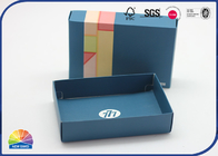 Lid And Base 2 Piece Folding Paper Box Customized CMYK Printing