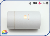 Silver Round Paper Tube With Special Desigm Craft Tube Luxury Product Packaging