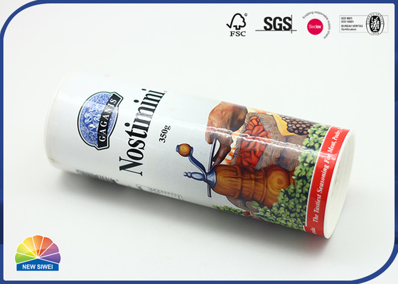 Food Grade Aluminum Foil Cylinder Paper Tube Spice Powder Package Cylinder Box