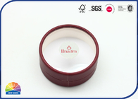Visible Plastic Lid Round Paper Gift Box Powder Puff Package