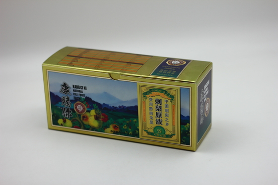 Food Grade Folding Carton Box For Beverage Packaging Custom Printed Biodegradable