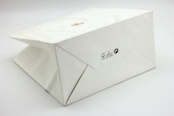 Customized Logo Spot UV Printed Paper Shopping Bags Large Size