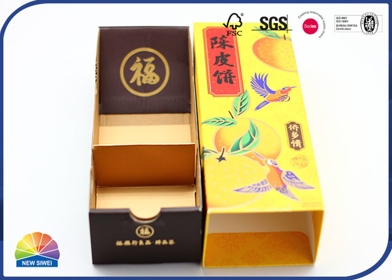 Printed Corrugated Paper Sliding Drawer Box Biscuits Gift Package