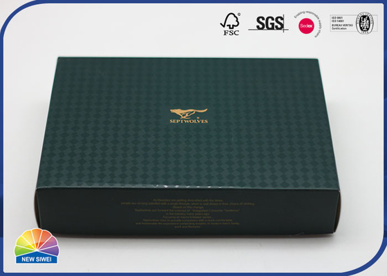 Custom Embossing Paper Folding Gift Clothes Box Special Design