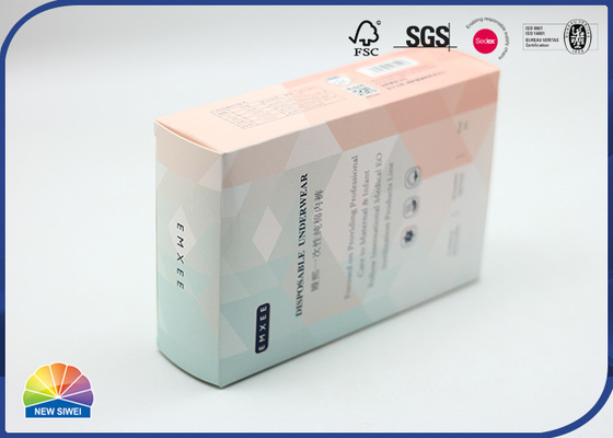 Small White Folding Carton Box Custom Packaging Boxes For Medicine Cosmetic Packing