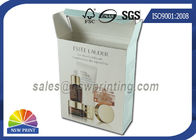 Cosmetic Packaging Folding Carton Box With Gold Foil Embossing Logo