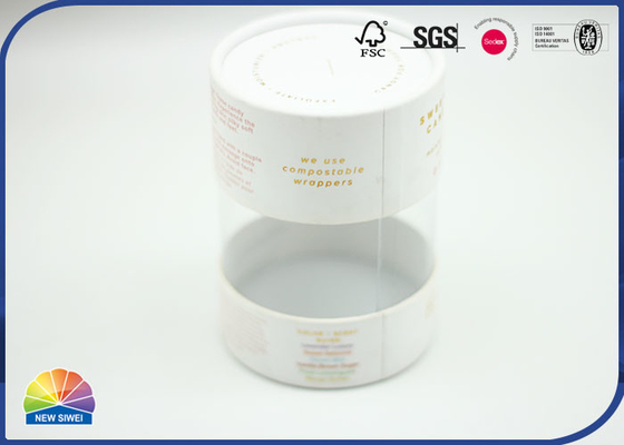 Eco Friendly Round Paper Packaging Tube Pretty Design Durable Finish