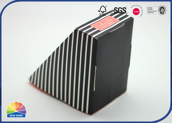 Trapezoid Shaped Folding Display Paper Box Customized Printed