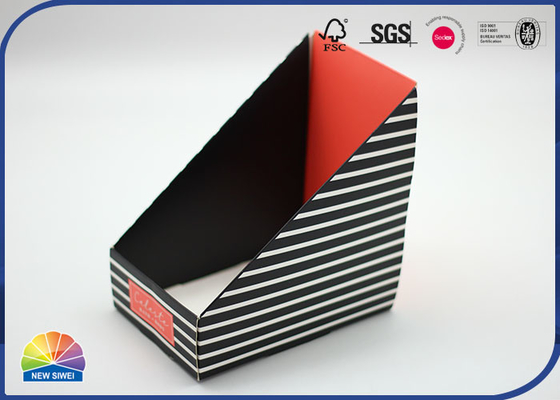 Trapezoid Shaped Folding Display Paper Box Customized Printed