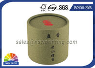 Chocolate / Tea Packaging Cardboard Cylinder Tubes ISO 9001 2008 / SGS