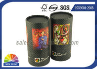 Custom Tea / Coffee Beans Cardboard Cylinder Tubes Packaging Tubes