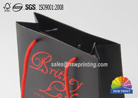 Luxury Portable Coated Paper Personalised Shopping Bags For Lashes