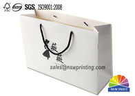 210GSM White Cardboard Custom Paper Shopping Bags For Cloth