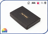 Custom Logo Black Print E-Flute Corrugated Mailer Box