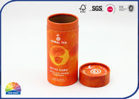 Tea Packaging Eco Kraft Paper Tubes Bespoke CMYK Print