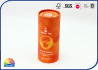 Tea Packaging Eco Kraft Paper Tubes Bespoke CMYK Print