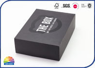 350gsm Black Paper Carton Box Shoes Packaging Large Paper Box