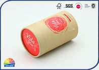 157gsm Coated Paper 4C Printed Tube Packaging Eco Friendly Kraft Core
