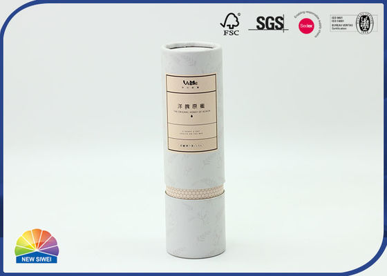 Biodegradable 5.5*19cm Paper Packaging Tube For Sketching Pencil