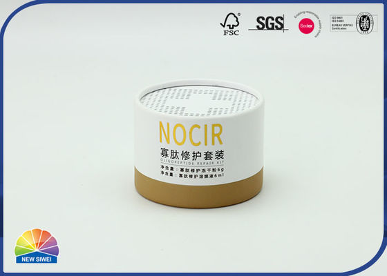 Gold Stamping Cardboard Tube Packaging Boxes With Custom Inserts