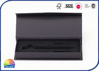 Black Printing Custom Shape Cardboard Paper Box Hinge Lid Box