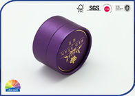Cylinder Paper Tube Mooncake Packaging With Hot Gold Stamping Lid