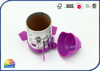 Gloss Lamination Rocket Paper Tube Packaging Plastic Cylinder
