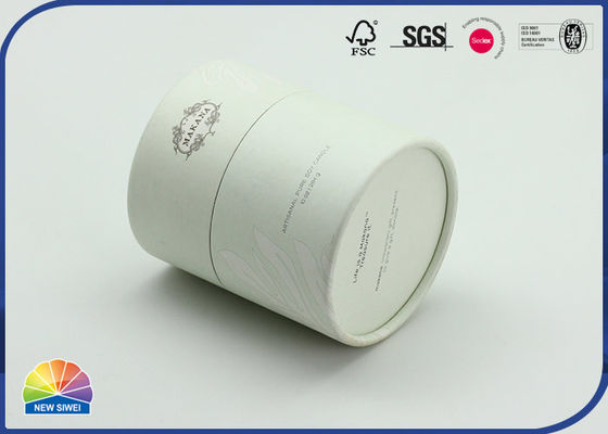 Soy Candle Packaging Round Cylinder Tube Box Customize Logo Box