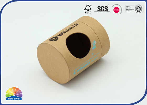 Customized Print Biodegradable Kraft Paper Packaging Tube Box