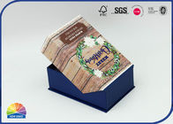 4c Print Origami Wedding Ring package Flip Top stiff paper Box