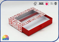 Transparent Window Hot Stamping Sliding Drawer Gift Boxes
