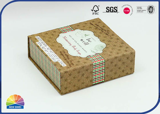 350g White Cardboard Magnetic Lock Rigid Gift Cardboard Paper Box