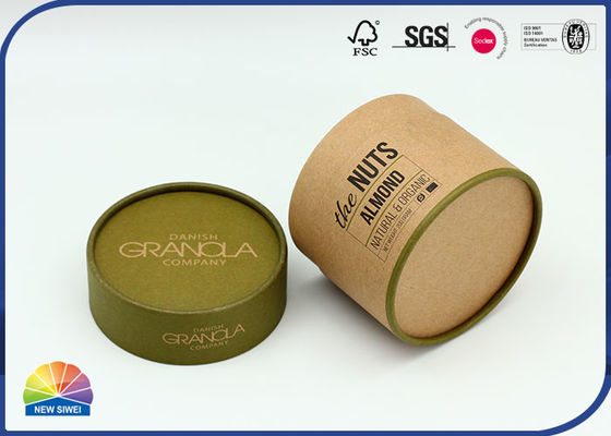 Kraft Paper Core Cardboard Cylinder Tube Food Packaging 4c UV Print