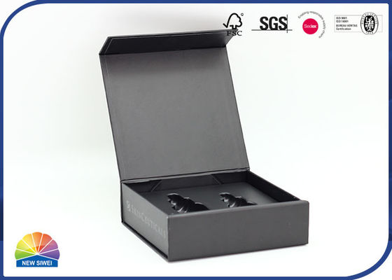 Spot UV Logo Rigid Magnetic Lid Gift Foldable Box Matte Lamination