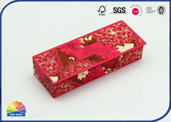 Custom Design Printing Hinged Flip Lid Sturdy Cardboard Paper Box