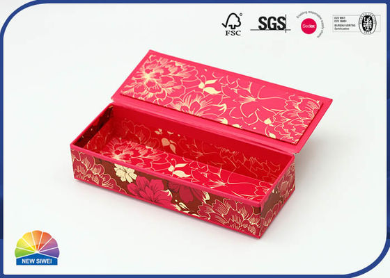 Custom Design Printing Hinged Flip Lid Sturdy Cardboard Paper Box