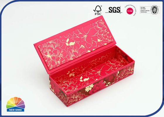 Custom Design Printing Hinged Flip Lid Sturdy Cardboard Paper Box