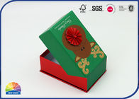 Glittering 4c Print Hinged Top Flip Cardboard Box Candle Boxes