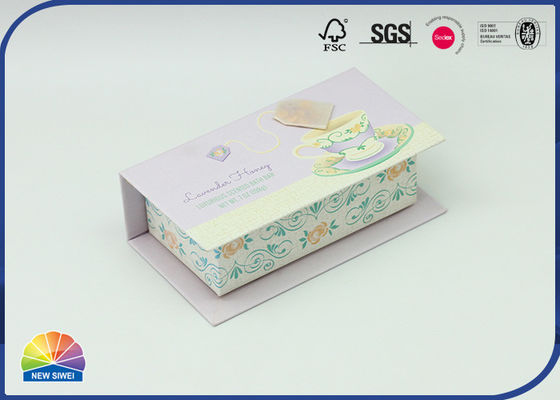 Colorful Print Present Package Hinged Lid Paper Box Small Size