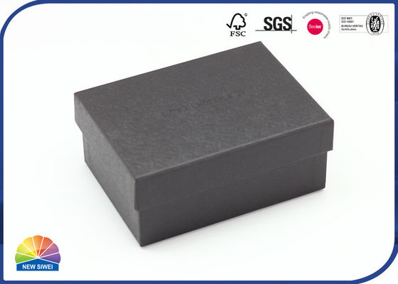 Black Specialty Paper Handmade Gift Box Fragile Product Package