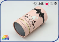 Specialty Pink Paper Cylinder Containers Girl Present Packaging