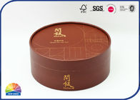 Large Diameter Tube Container Packaging Hot Gold Stamping Logo