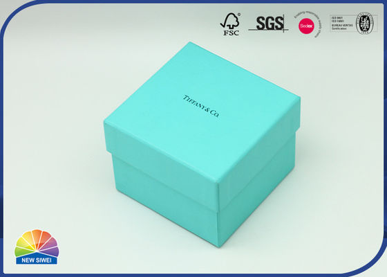 Cyan Cubic Specialty Paper Present Box Two Pieces Set 1c Print