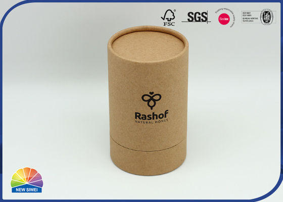 Eco Friendly Cosmetics Cardboard Tube Containers Matte Varnishing