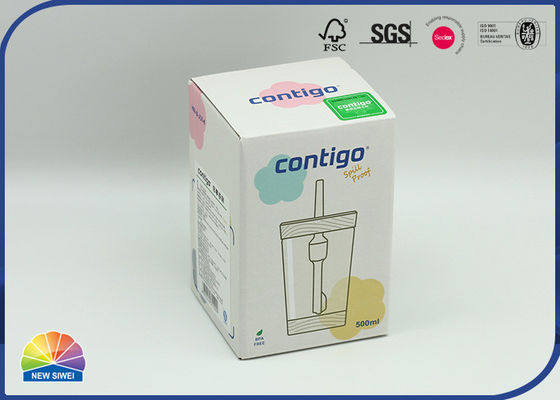 Matte Lamination F Flute Corrugated Packaging Box Wrap Straw Cup