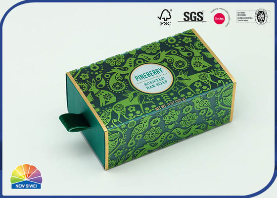 Soap Package Ribbon Pull Slide Drawer Paper Box Recycled Material