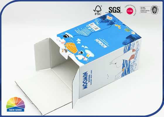 Glossy Lamination Printed Corrugated Box Night Light Packaging