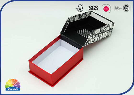 Glittering Words Hinged Lid Rigid Paper Box Pack Festival Gift