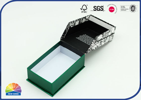 Reusable Present Package Box Custom Printed Hinged Lid Paper Box